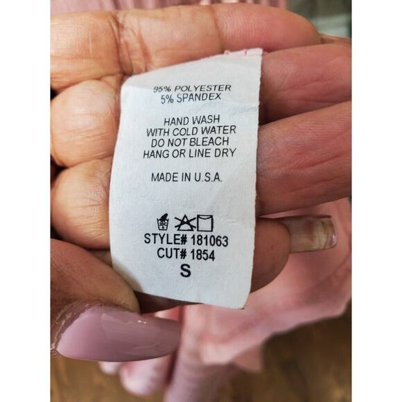 Fashion Nova Women Pink Polyester Sleeveless Angel in Disguise Top Mauve Size S - Picture 11 of 12